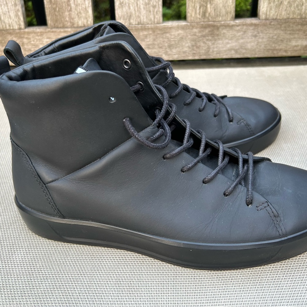 Ecco Men's Soft 8 High Top Black